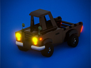 cartoon car vehicle Modèle 3D