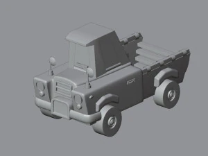 cartoon car vehicle 3D Model