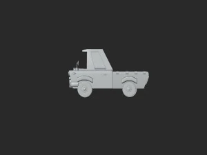 cartoon car vehicle 3D Model