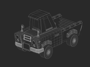 cartoon car vehicle 3D Model