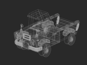 cartoon car vehicle 3D Model