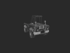 cartoon car vehicle 3D Model