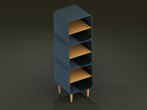 bookshelf furniture 3D 模型