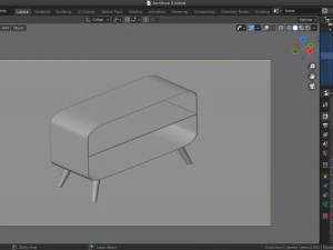 commode furniture 3D Model