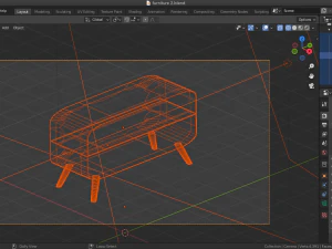 commode furniture 3D Model