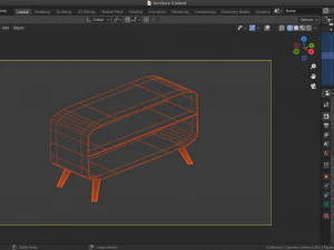 commode furniture 3D Model