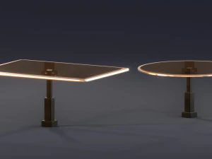 ガラステーブル3D 3Dモデル