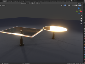 glass tables 3d 3D Model
