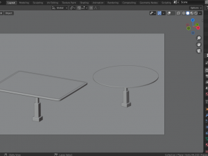 glass tables 3d 3D Model