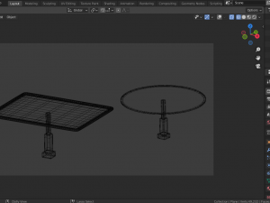 glass tables 3d 3D Model