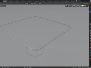 glass tables 3d 3D Model