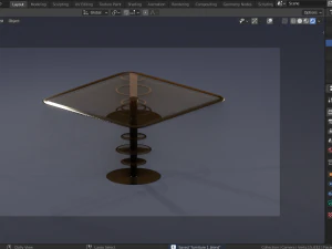 glass tables 3d 3D Model