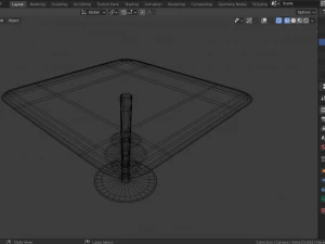 glass tables 3d 3D Model