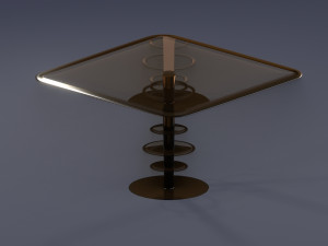 modern living room table 3D 模型