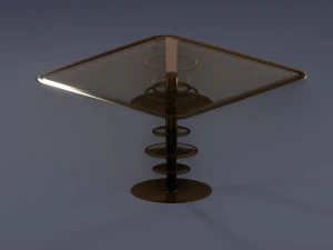 tavolo da soggiorno moderno Modello 3D