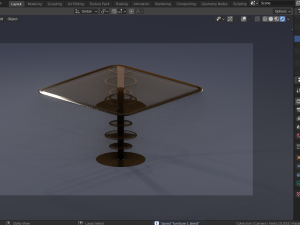 modern living room table 3D Model