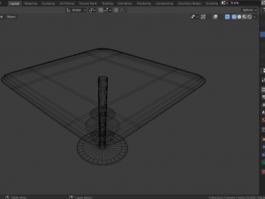modern living room table 3D Model