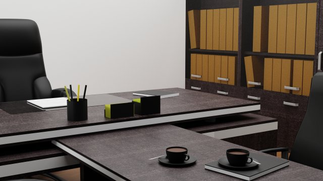 ofice 3D Model .c4d .max .obj .3ds .fbx .stl .blend 