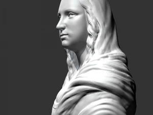 mona lisa 3d print model 3D Print Model