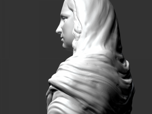 mona lisa 3d print model Model Cetak 3D