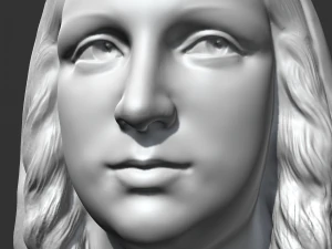 mona lisa 3d print model 3D Print Model