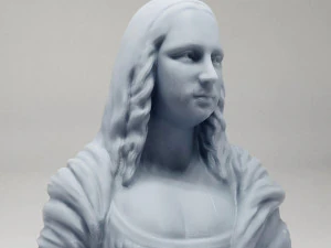 mona lisa 3d print model 3D Print Model