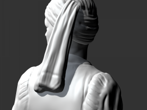 girl with a pearl earring 3d print model 3D Print Model