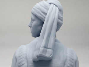 girl with a pearl earring 3d print model 3D Print Model