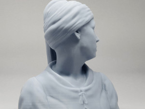 girl with a pearl earring 3d print model 3D Print Model