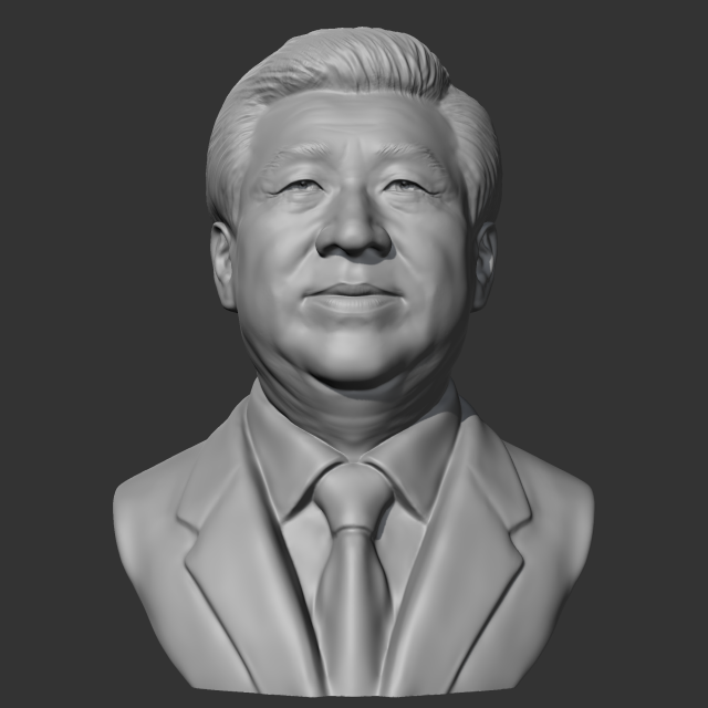 xi jinping 3D-Druckmodell .c4d .max .obj .3ds .fbx .stl .blend 