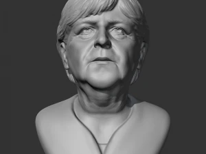 angela merkel 3d print model 3D Print Model