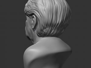angela merkel 3d print model Modèles 3D en vedette