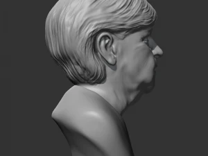 angela merkel 3d print model 3D Print Model