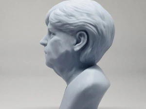 angela merkel 3d print model 3D Print Model