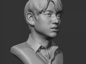 bts jungkook 3d print model 3D Druckmodell