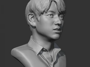 bts jungkook 3d print model 3D Print Model