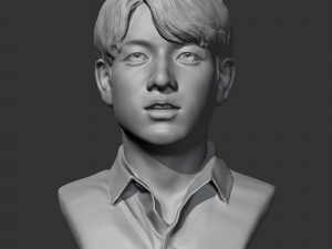 bts jungkook 3d print model Modello di stampa 3D