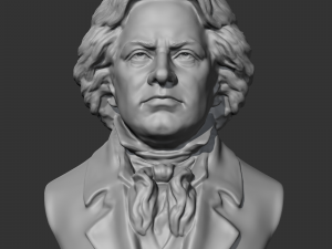 brethoven 3d print model 3D 打印模型
