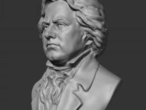 brethoven 3d print model 3D Принт Модель