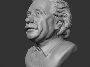 einstein 3d print model 3D 打印模型