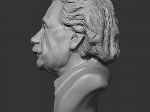 einstein 3d print model 3D 打印模型