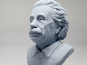 einstein 3d print model 3D 打印模型