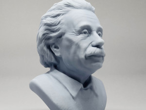einstein 3d print model 3D 打印模型
