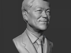 moon jae-in 3d print model Model Cetak 3D