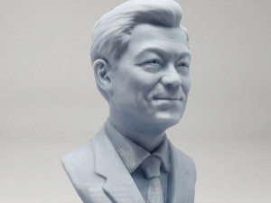 moon jae-in 3d print model Model Cetak 3D