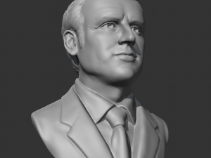 emmanuel macron 3d print model 3D 프린트 모델