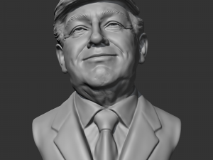 donald trump 3d print model Modelo de Impressão 3D