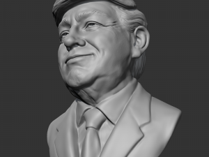 donald trump 3d print model Modelo de Impressão 3D