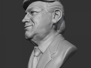 donald trump 3d print model Modelo de Impressão 3D