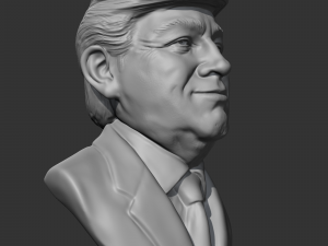 donald trump 3d print model Modelo de Impressão 3D